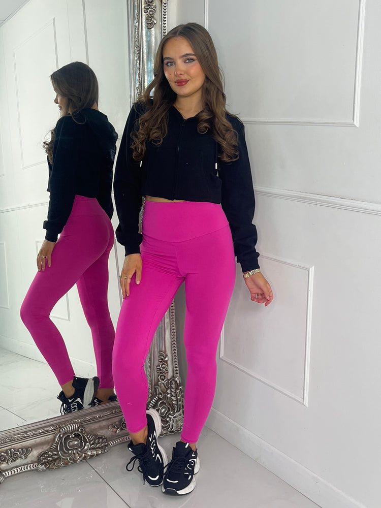 Second Skin Leggings - Hot Pink