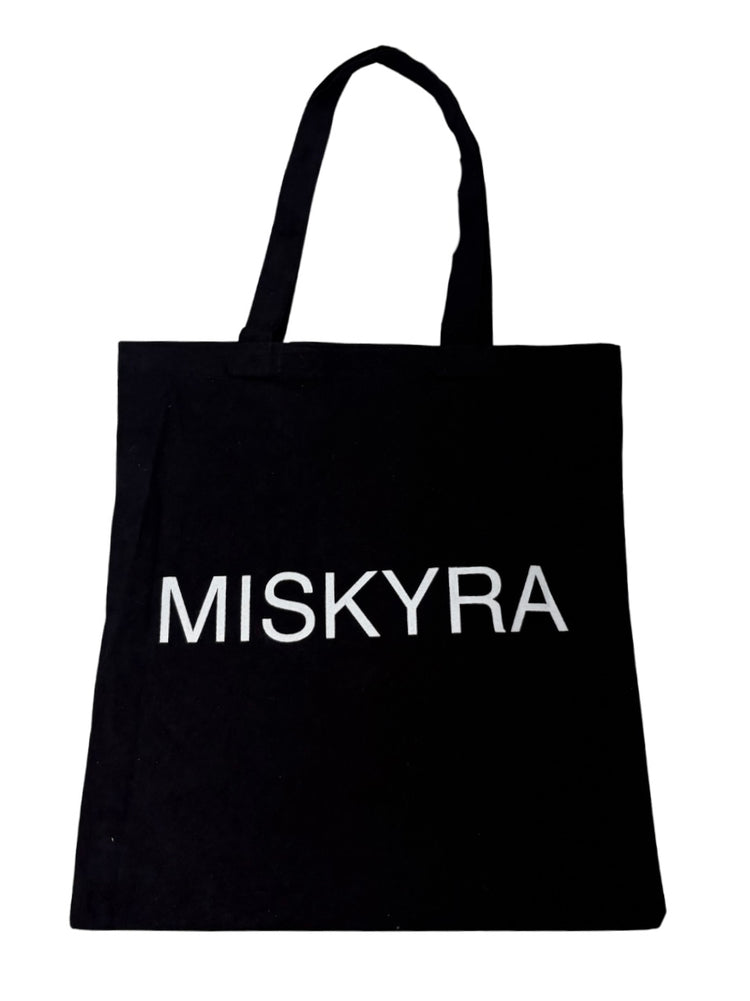 Miskyra Basic Canvas Tote Bag - Black