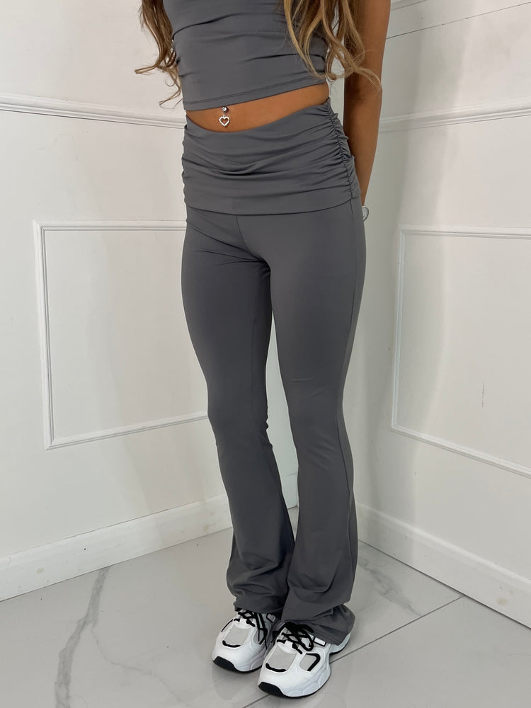 Fold Over Flares second skin - Charcoal