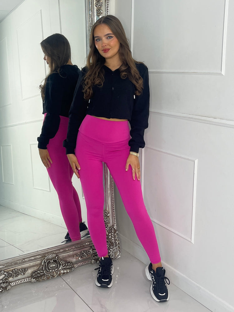 Second Skin Leggings - Hot Pink