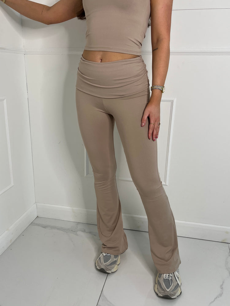 Tank Top & Flares Co-Ord Second Skin - Mocha