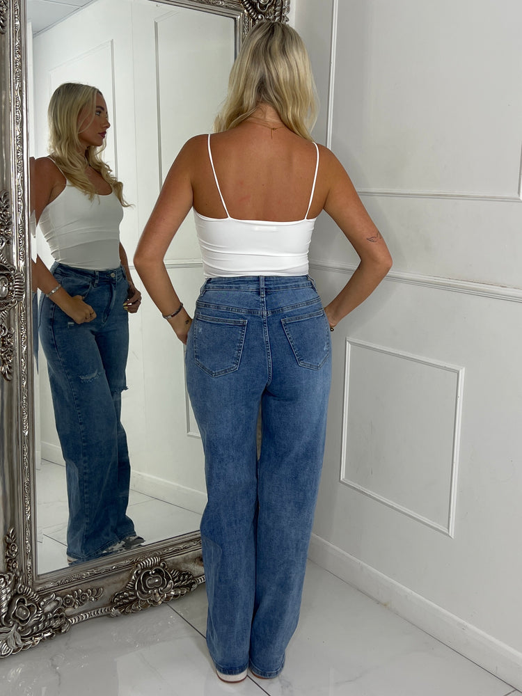 Second Skin Vest Top - White