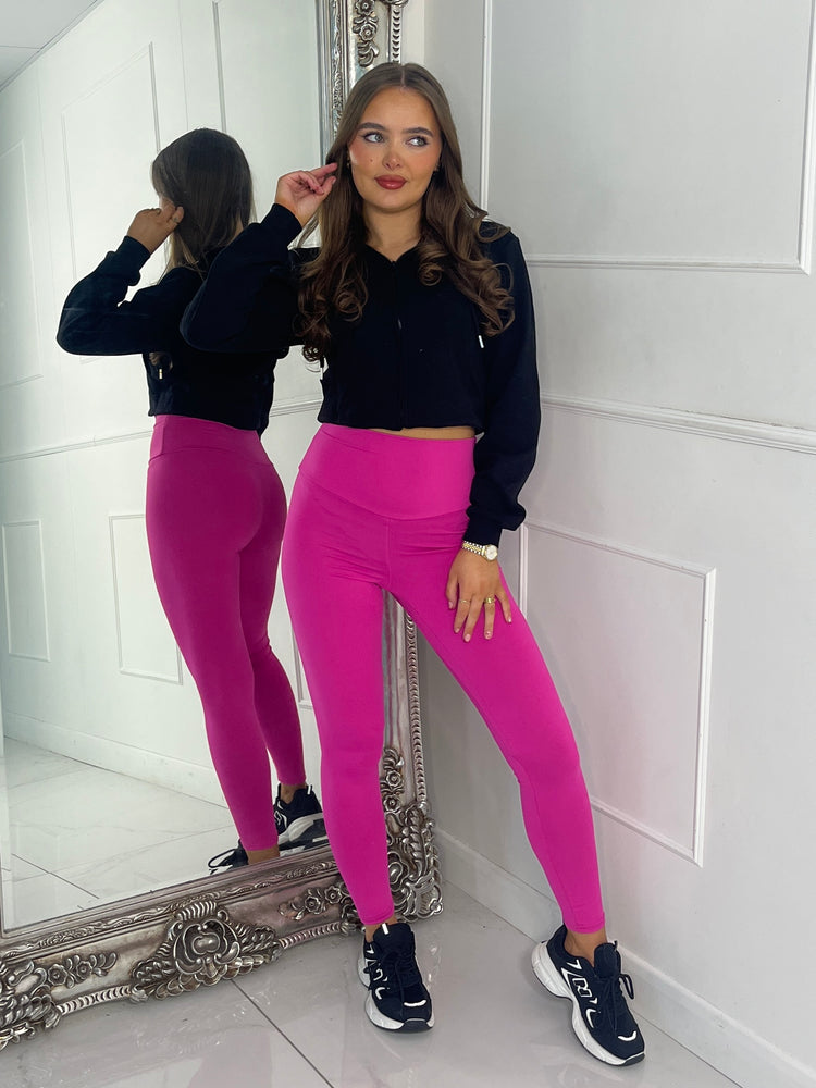 Second Skin Leggings - Hot Pink