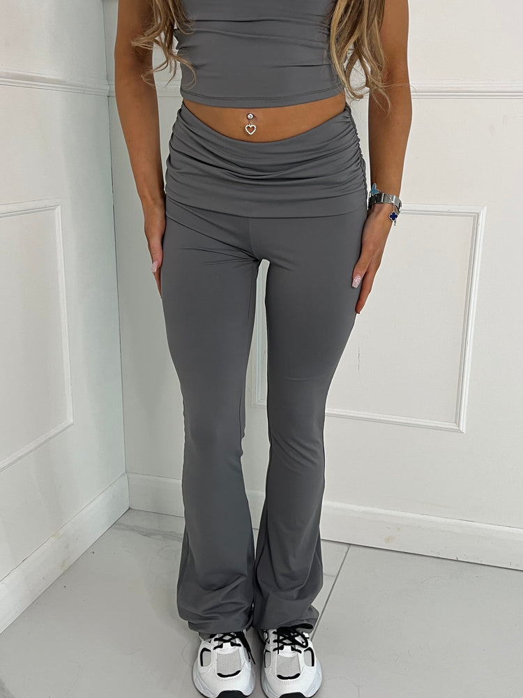 Fold Over Flares second skin - Charcoal