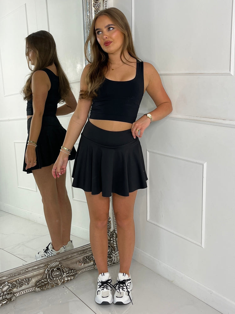 Second Skin Tennis Skort - Black
