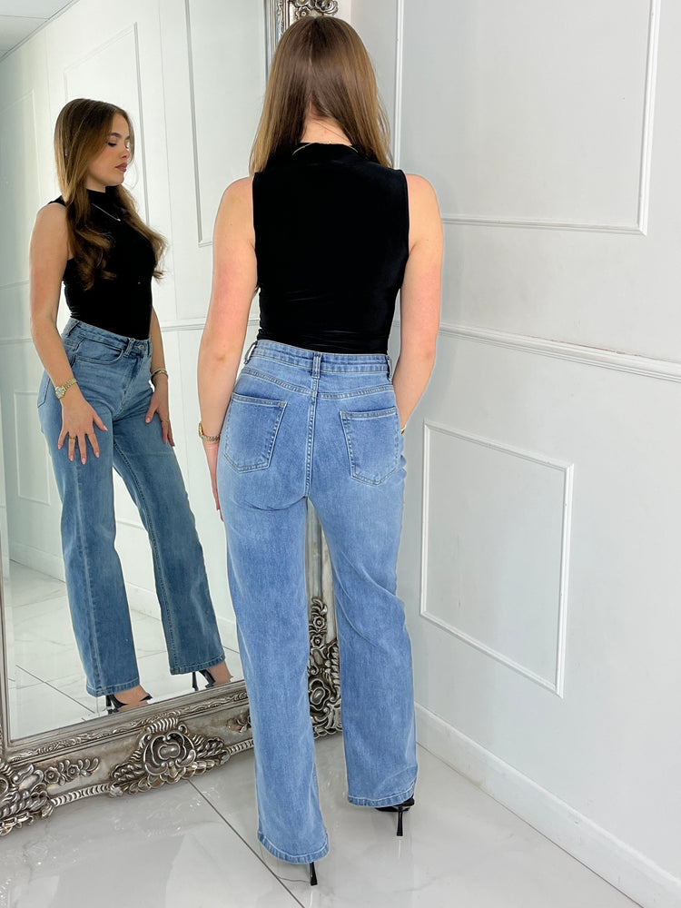 Sleeveless High Neck Bodysuit - Black