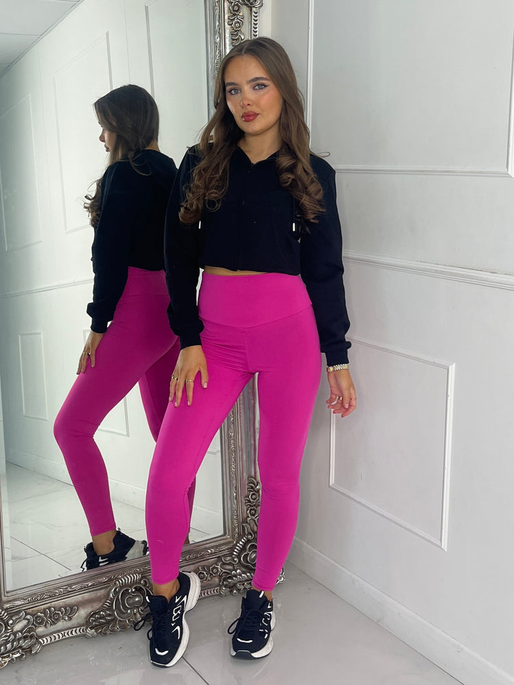 Second Skin Leggings - Hot Pink