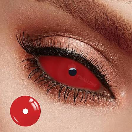 Eyecasions 1 Day Contact Lenses - Blind Red