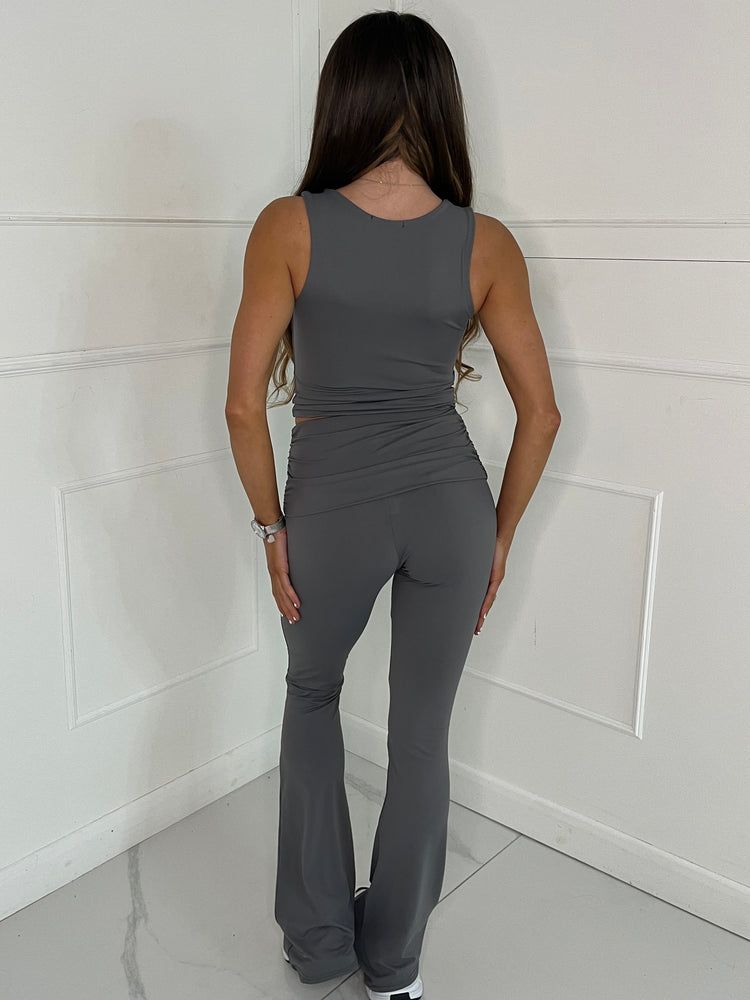 Fold Over Flares second skin - Charcoal