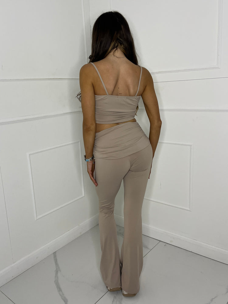 Strappy Vest Top Second Skin - Mocha