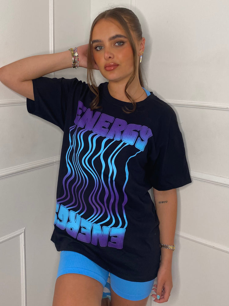 Energy Oversized T-shirt - Black