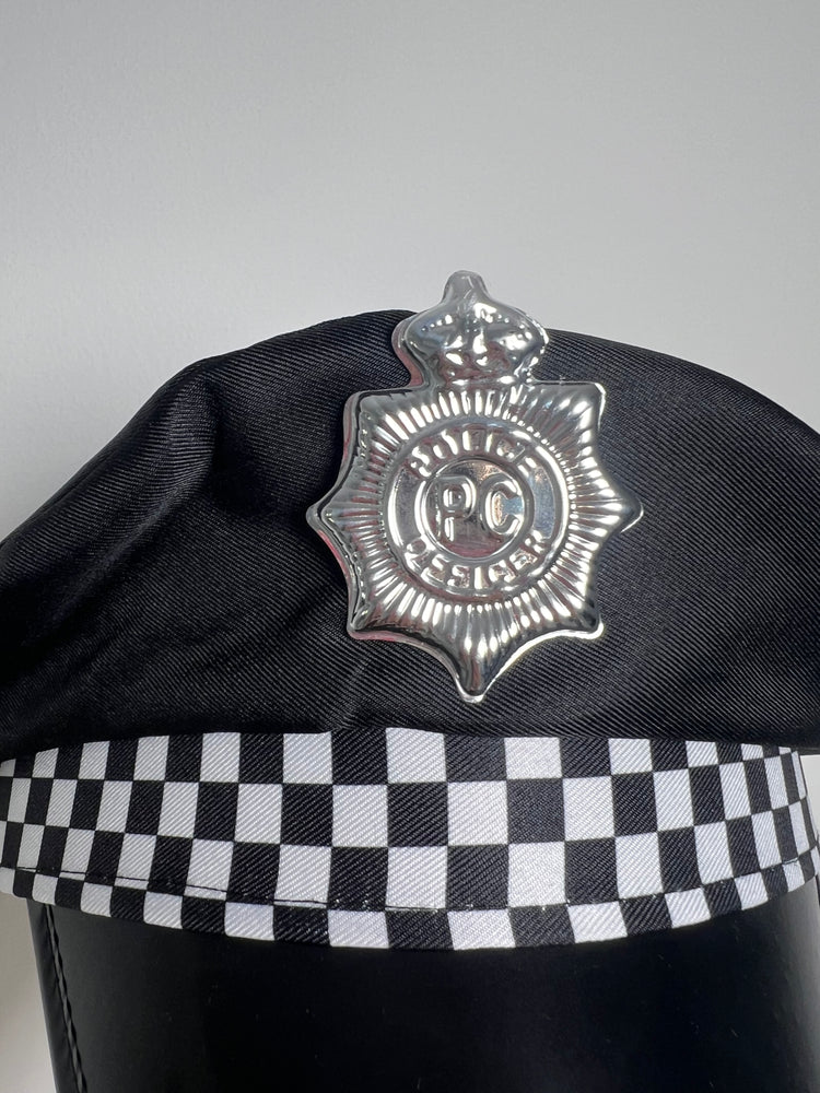 Police Hat - Black