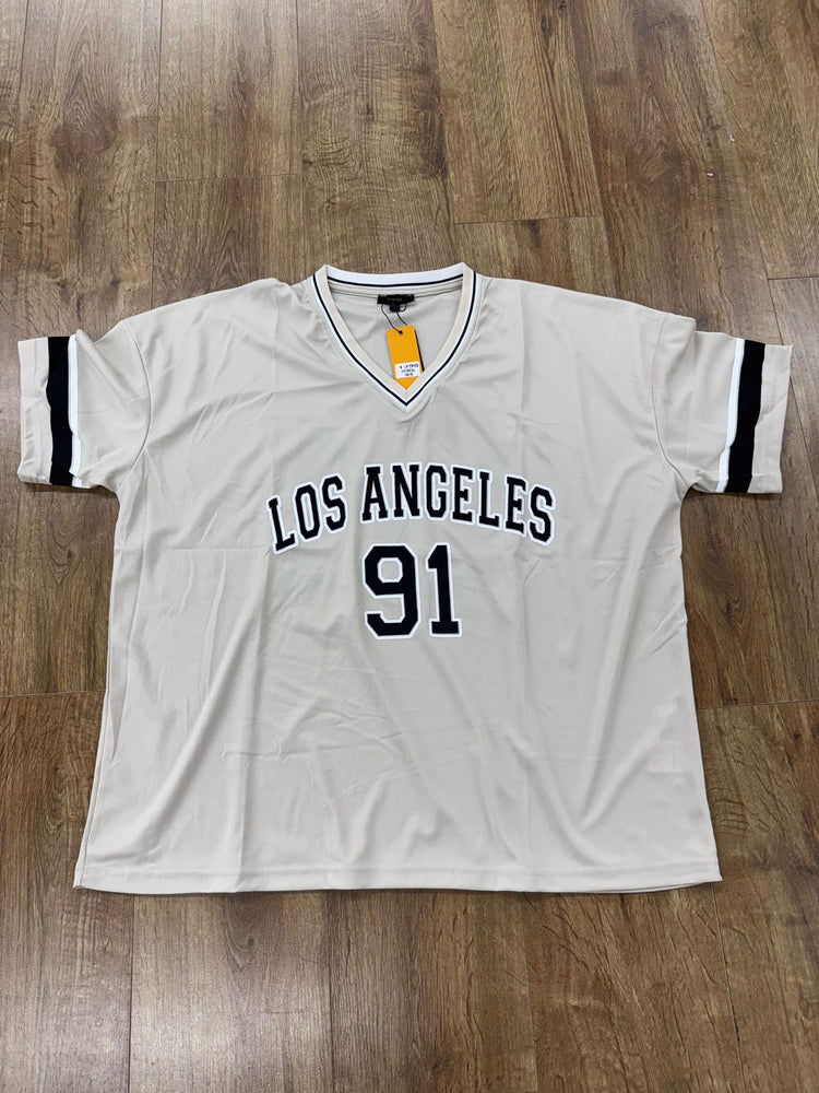 Los Angeles 91 Varsity Tee - Oatmeal