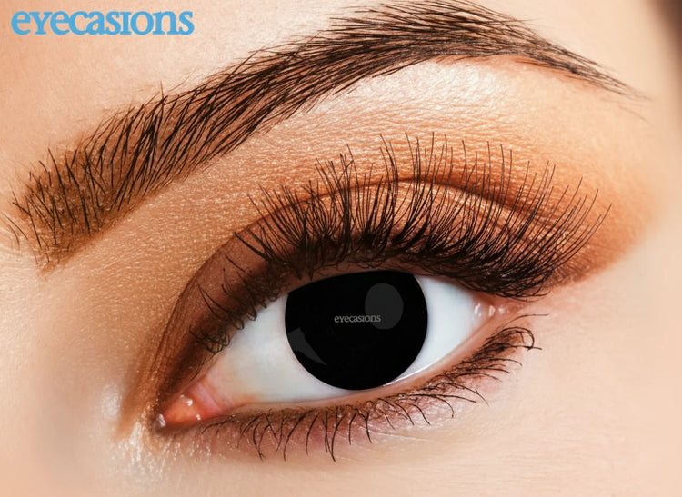 Eyecasions 1 Day Contact Lenses - Blind Black