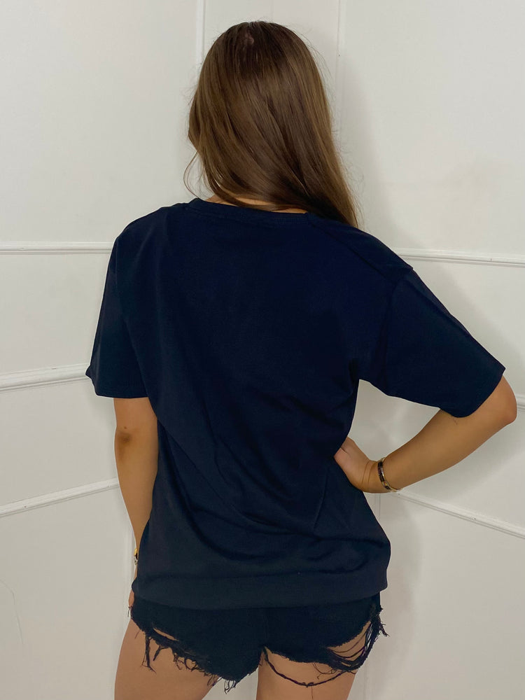 Brooklyn Print T-Shirt - Black