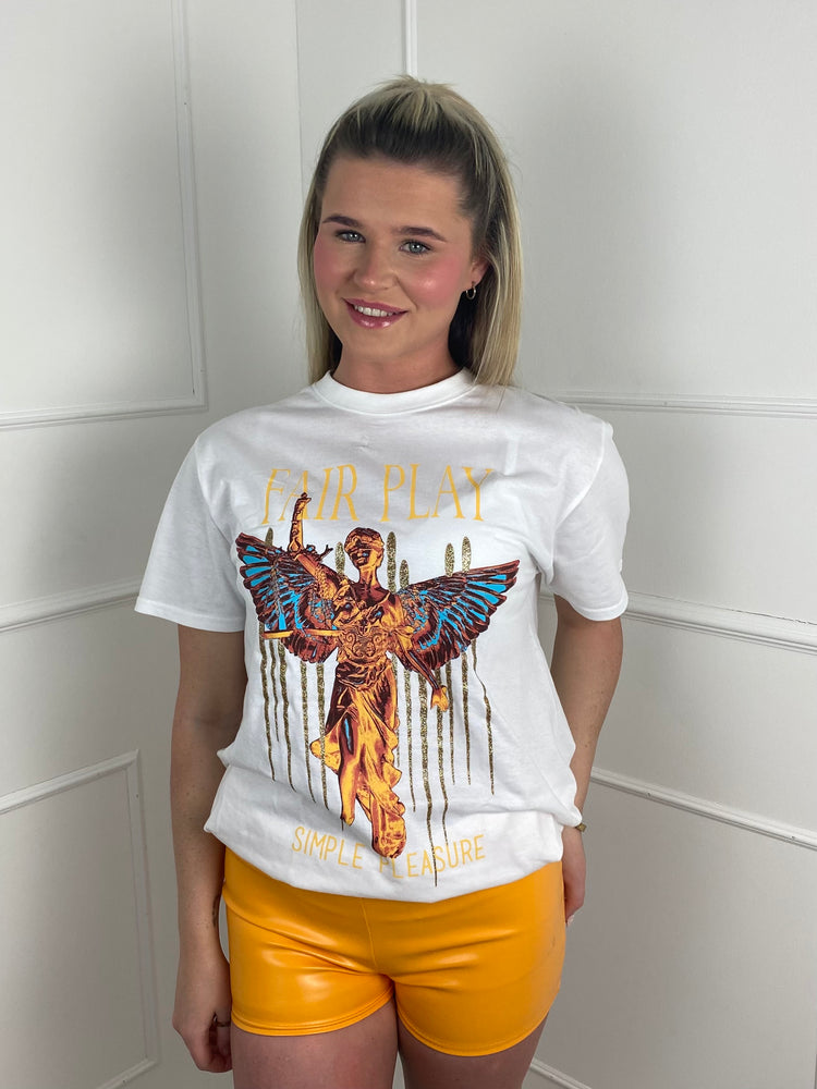 Low Waisted Matte PVC Shorts- Orange