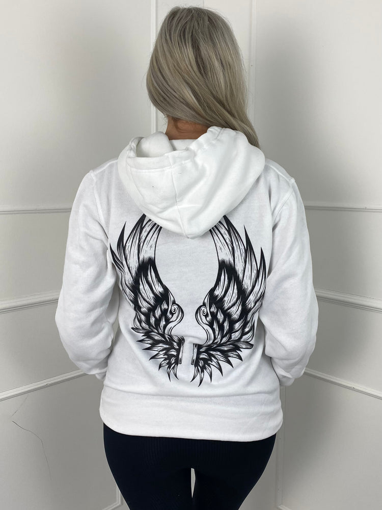 Match My Energy Hoodie- White