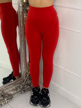 Second Skin Leggings - Red