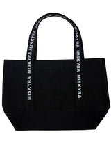 Miskyra Branded Pocket Detail Tote Bag - Black