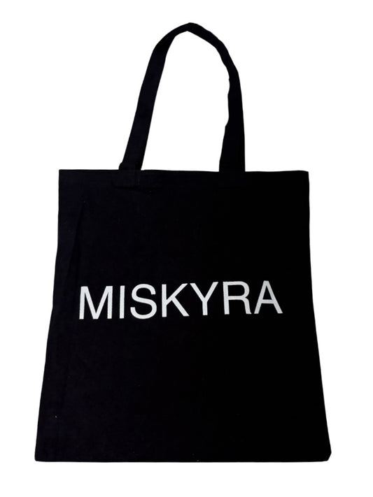 Miskyra Basic Canvas Tote Bag - Black