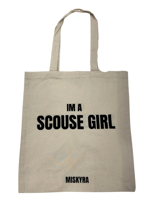 Scouse Girl Canvas Tote Bag - Natural