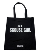 Scouse Girl Canvas Tote Bag - Black