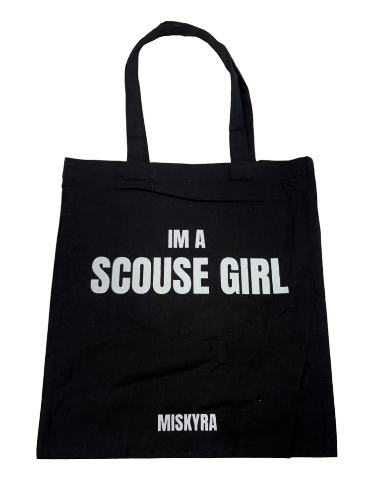 Scouse Girl Canvas Tote Bag - Black