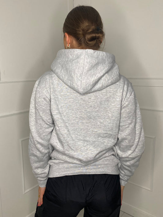 Obsessed Teddy Print Hoodie - Grey