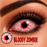 LIMITED EDITION : SCLERA EYE CONTACT - Bloody Zombie   - 16+