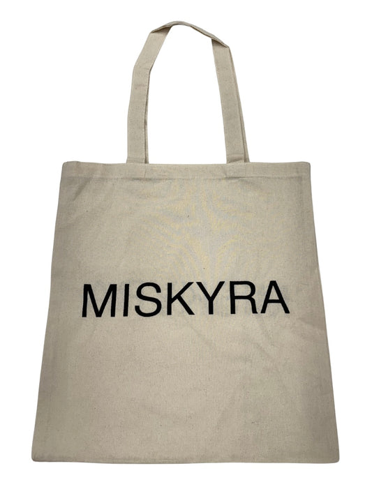 Miskyra Basic Canvas Tote Bag - Natural