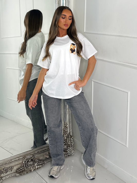 Represent Club Teddy Print Tee - White
