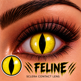 LIMITED EDITION : SCLERA EYE CONTACT - Feline 2.0  - 16+