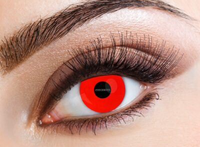 Eyecasions 1 Day Contact Lenses - Red Devil