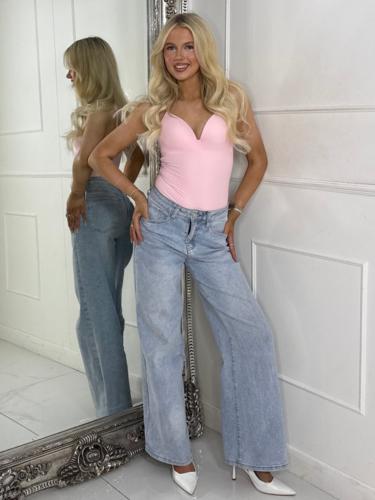 Seamless Shapewear Bodysuit - Barbie Pink