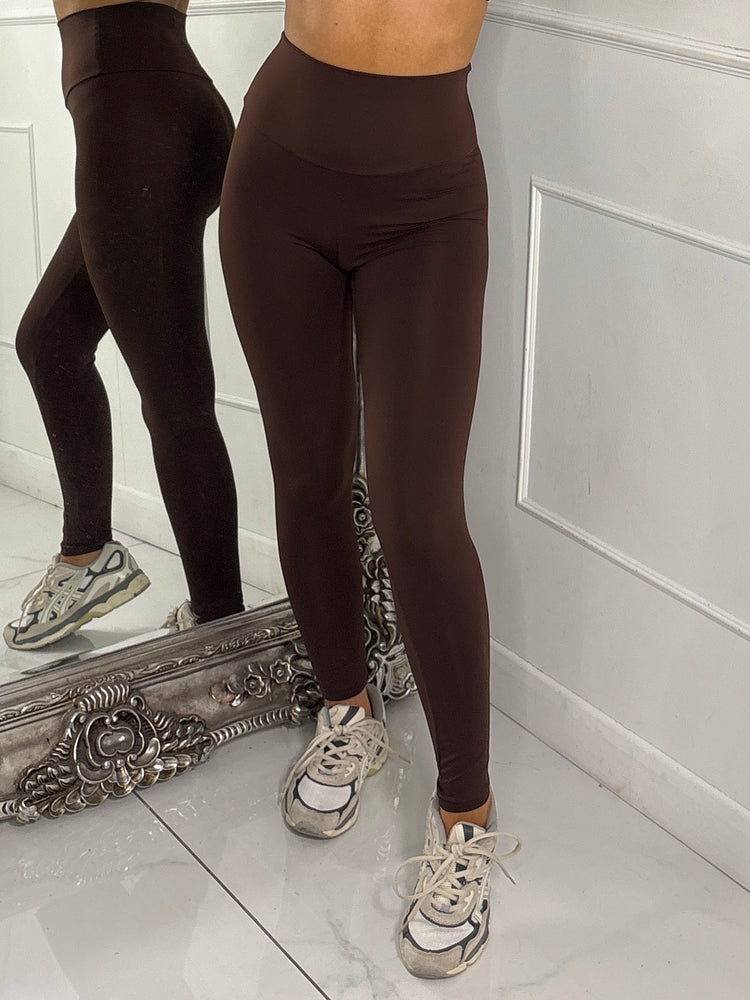 Second Skin Leggings - Brown