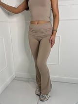 Tank Top & Flares Co-Ord Second Skin - Mocha