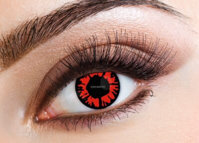 Eyecasions 1 Day Contact Lenses - Explosion Red