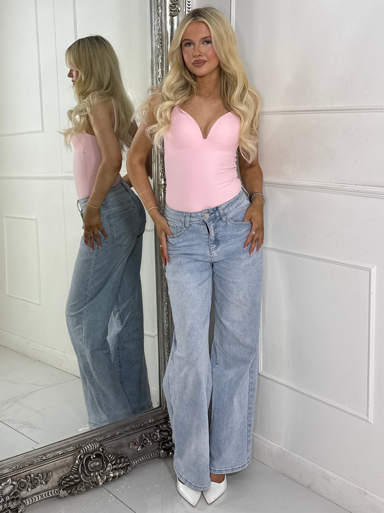 Seamless Shapewear Bodysuit - Barbie Pink