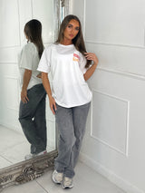 Tequila Sunset Print Tee - White