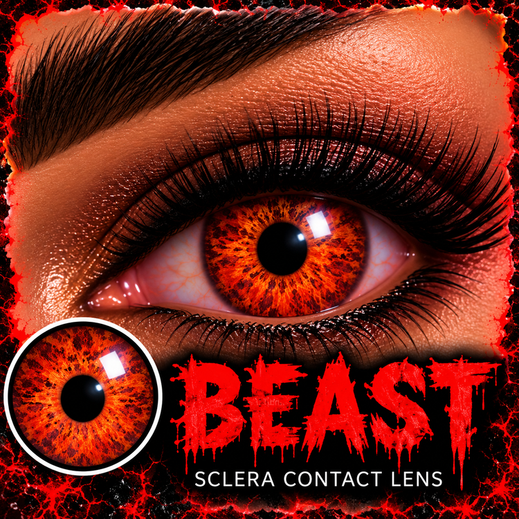 LIMITED EDITION : SCLERA EYE CONTACT - Beast - 16+