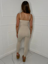 Sculpt Energy Unitard  - Beige