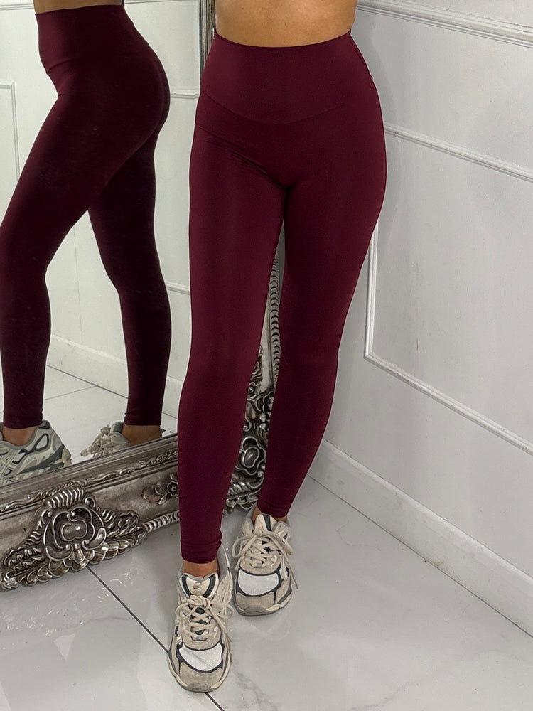 Second Skin Leggings - Wine