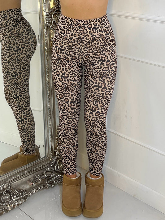 Second Skin Leggings - Leopard Print