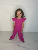 Kids Frill Trouser Set