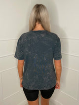 Trust The Magic Acid Wash T-Shirt - Grey