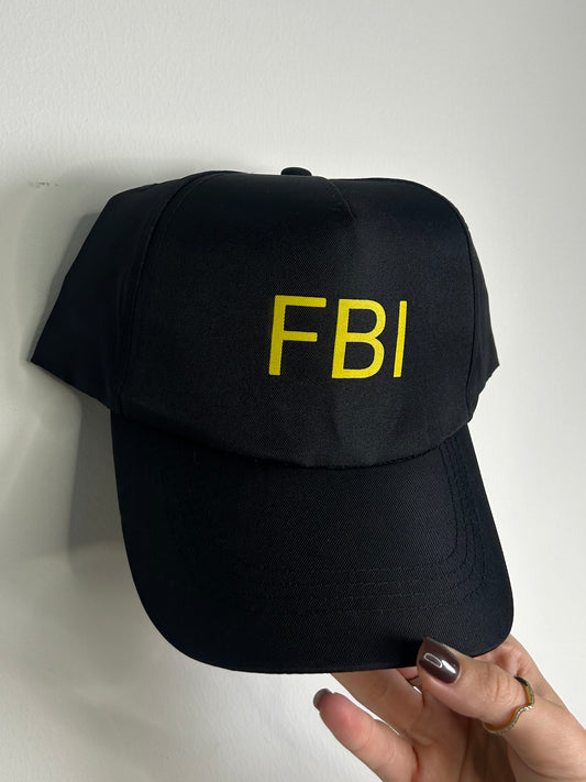 FBI Cap - Black