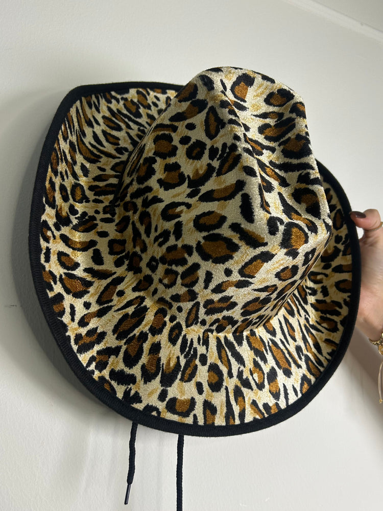 Leopard Print Cowboy Hat