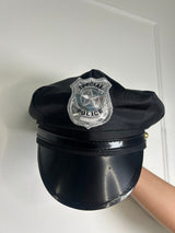Police Hat - Black