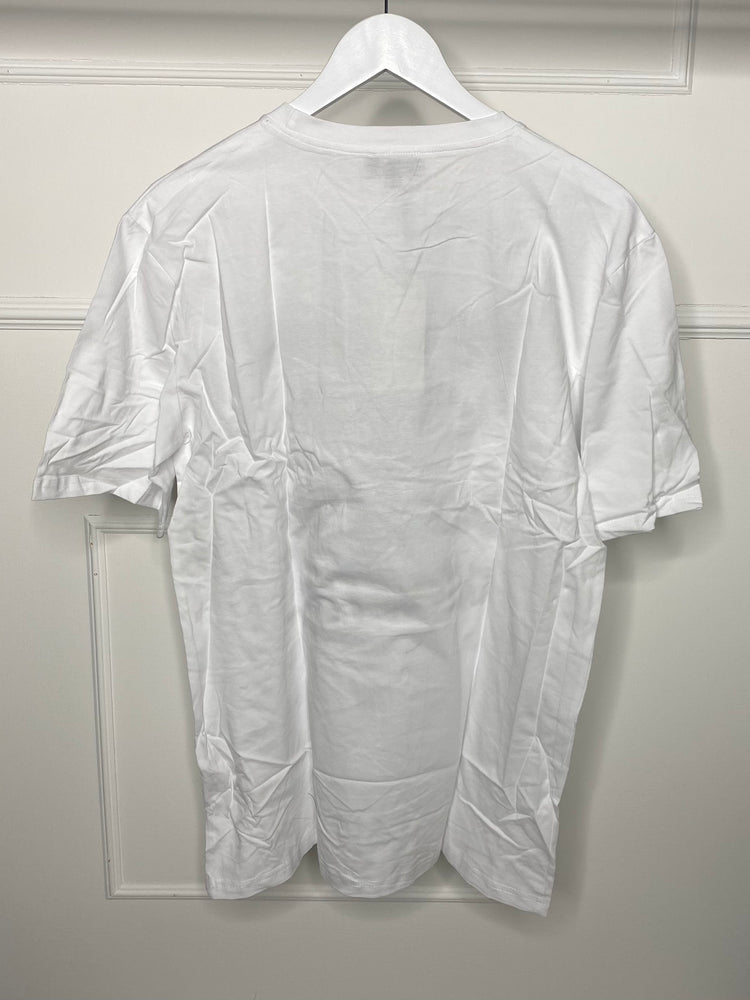 Flat Earth Print T-Shirt - White