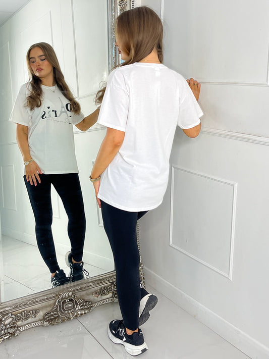 Paris Romantic T-Shirt - White